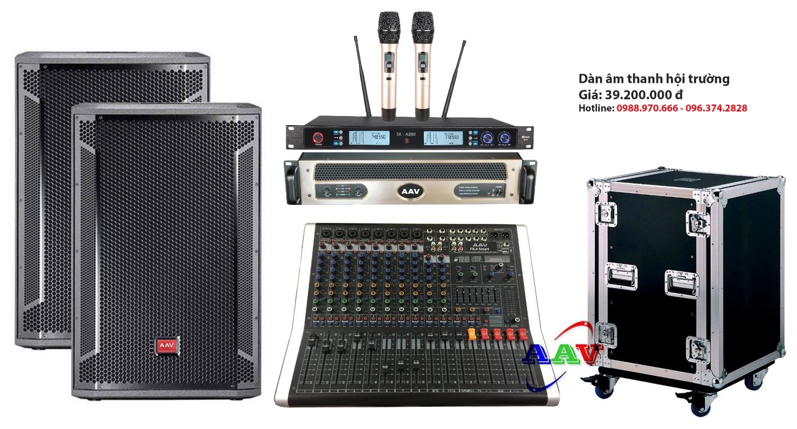 dàn âm thanh hội trường sân khấu chuyên nghiệp chất lượng cao